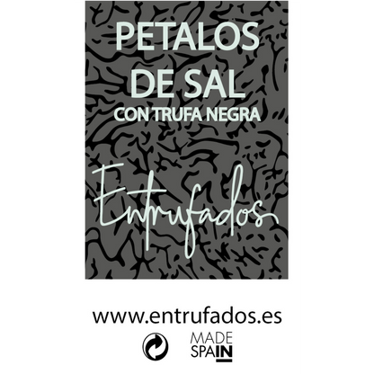 Pétalos de sal con trufa negra (Tuber melanosporum)