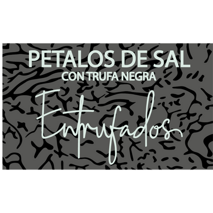 Pétalos de sal con trufa negra (Tuber melanosporum)