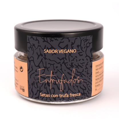 Untable vegano de setas con trufa negra (Tuber melanosporum)